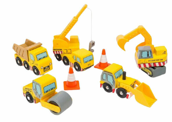 Le Toy Van Set stavebních strojů 7 ks porovnat ceny