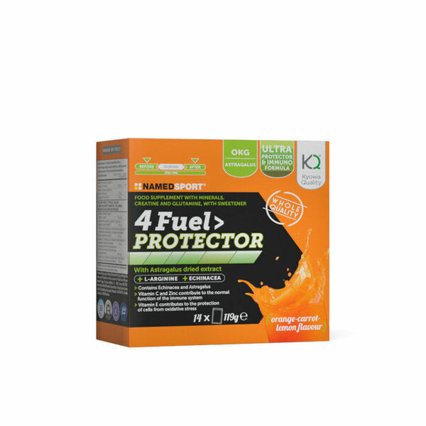 NAMEDSPORT 4 Fuel Protector 14x8,5g tréninkové pití s aminokyselinami a vitaminy s příchutí pomeranč - citron porovnat ceny