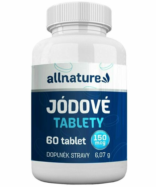Allnature Jódové tablety 60 tablet porovnat ceny