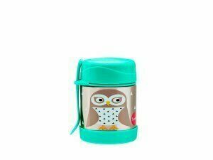 3 SPROUTS Stainless Steel Termoska na jídlo + vidlička Owl Mint porovnat ceny