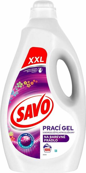 Savo Prací gel na barevné prádlo (100 pracích dávek) 5 l porovnat ceny