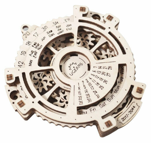 Ugears 3D dřevěné mechanické puzzle Kalendář porovnat ceny