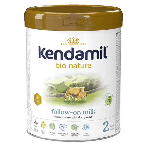 KENDAMIL BIO Nature 2 HMO+ Pokračovací mléčná kojenecká výživa od 6 do 12 měsíců 800 g porovnat ceny
