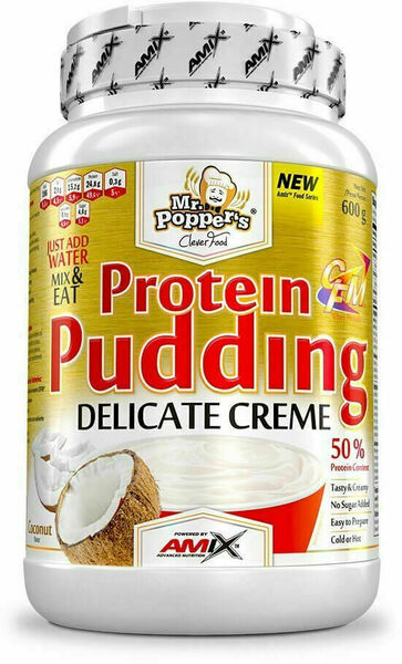 AMIX Mr. Popper's Protein Pudding Creme, Kokosový ořech, 600g porovnat ceny