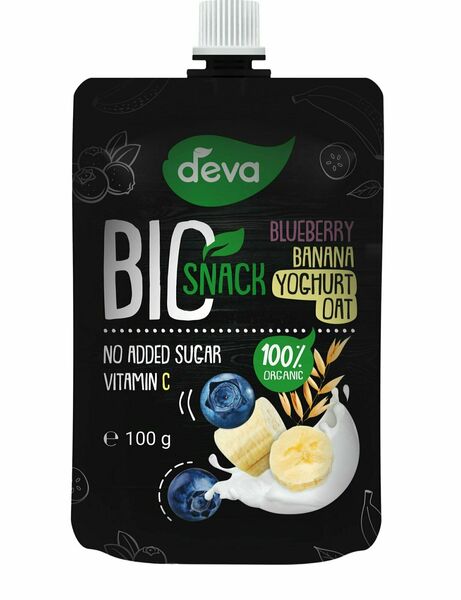 Deva BIO kapsička Borůvka, Banán, Jogurt, Oves 100 g porovnat ceny