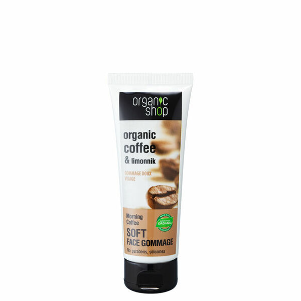 Organic Shop Jemný obličejový peeling Ranní káva 75ml porovnat ceny
