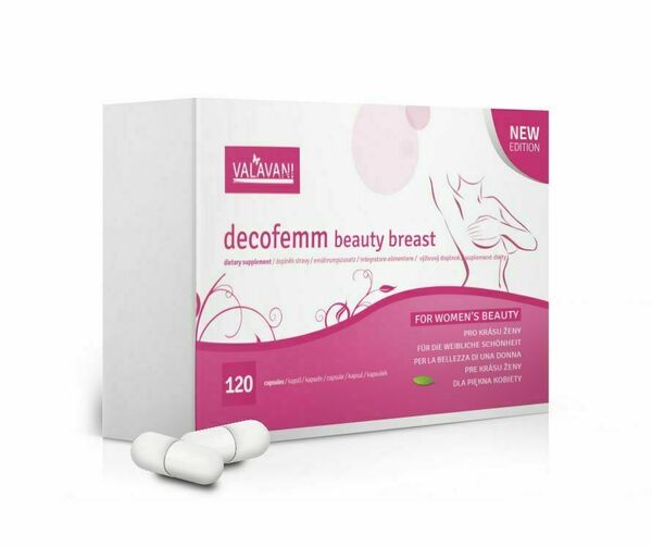 VALAVANI Decofemm beauty breast 120 kapslí porovnání ceny