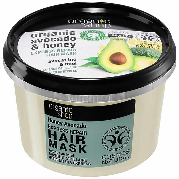 ORGANIC SHOP Maska na vlasy Expresní regenerace Medové Avokádo 250 ml porovnat ceny