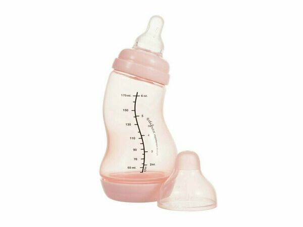Difrax Kojenecká S-lahvička, antikolik, růžová 170ml porovnat ceny