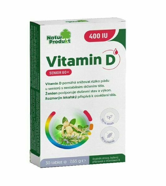 Naturprodukt Vitamin D Senior 60+ 30 tablet porovnat ceny