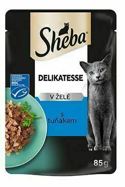 Sheba Kapsa S Tuňákem V želé 85g porovnat ceny