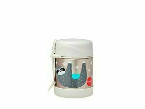 3 SPROUTS Stainless Steel Termoska na jídlo + vidlička Sloth Gray porovnat ceny