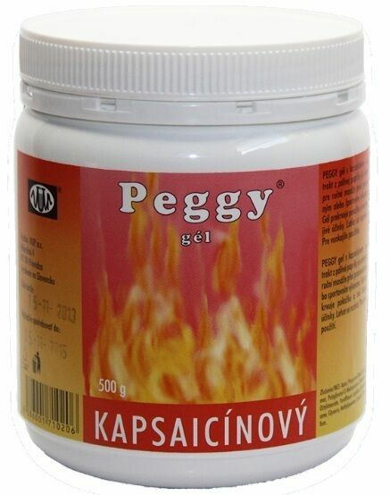 PEGGY Gél kapsaicínový 500 g porovnat ceny