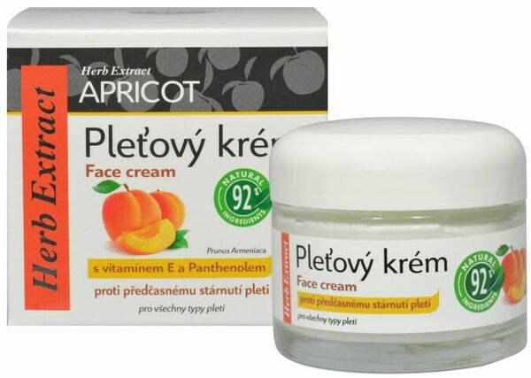 Herb Extract Pleťový krém s meruňkovým olejem 50 ml porovnat ceny