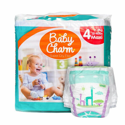 Baby Charm Super Dry Flex vel. 4 Maxi, 7–18 kg 37 ks porovnat ceny