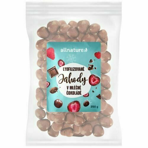 Allnature Mrazem sušené jahody v mléčné čokoládě 250 g porovnat ceny