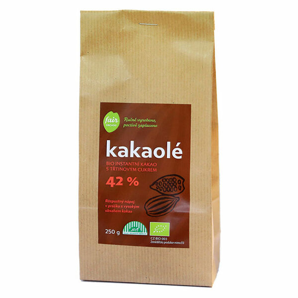 FAIROBCHOD Rozpustné kakao Kakaolé 42% BIO 250 g porovnat ceny