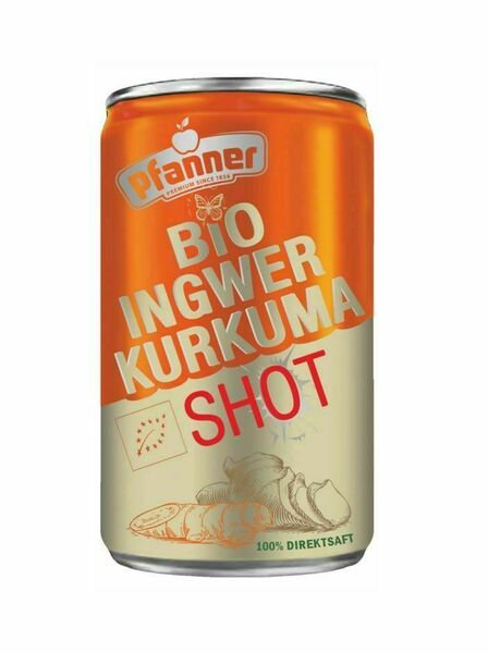 PFANNER Ginger Curcuma shot BIO 150 ml porovnat ceny