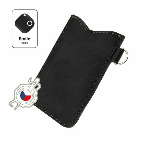 FIXED Kožené pouzdro na karty Smile Cards se smart trackerem FIXED Smile Motion černé porovnat ceny