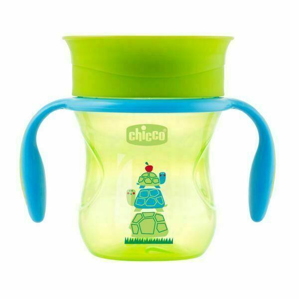 Chicco Hrneček 360 s držadly zelený 12m+ 200ml porovnat ceny