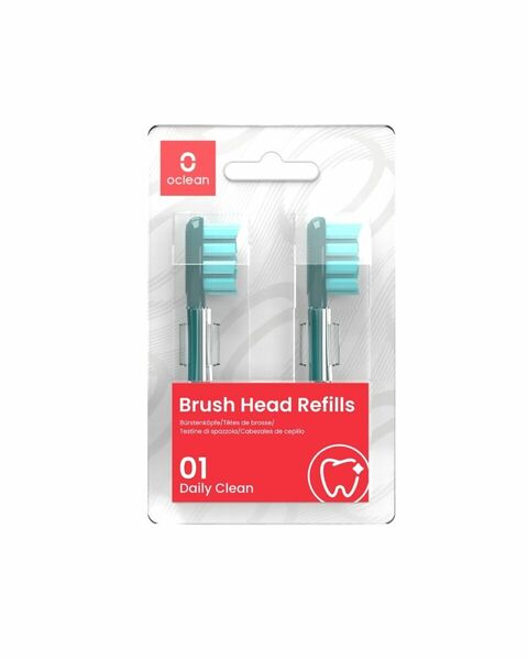 Oclean Daily Clean Soft náhradní hlavice 2 ks zelené porovnat ceny