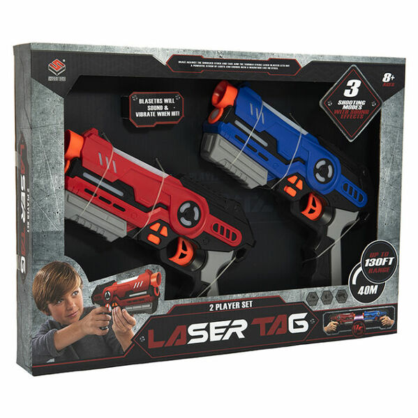 TEDDIES Pistole laser game 25 cm 2 ks porovnat ceny