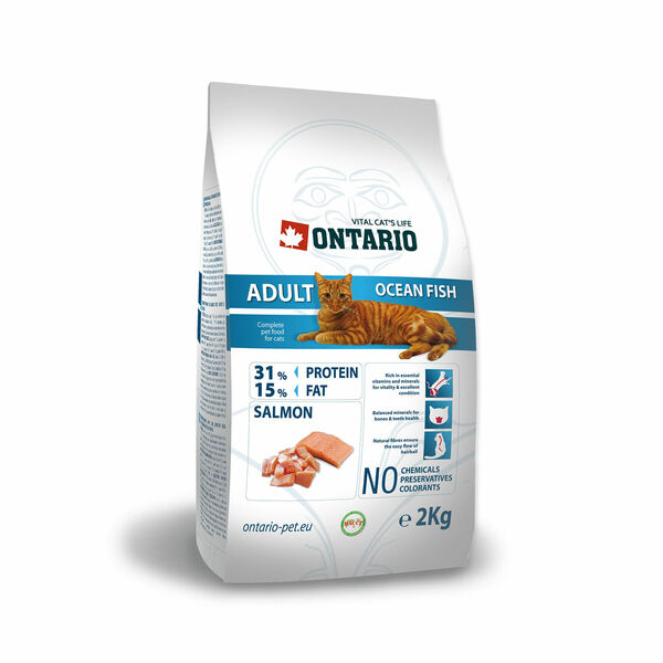 Ontario Adult Ocean Fish granule 2 kg porovnat ceny