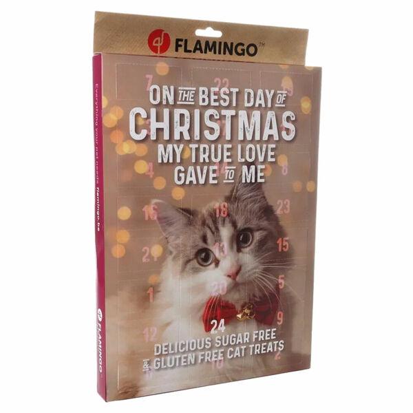 FLAMINGO Adventní kalendář s pamlsky pro kočky 295 g porovnat ceny
