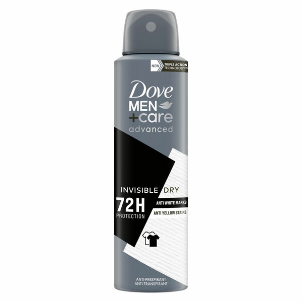 DOVE MEN+CARE Advanced Invisible Dry Antiperspirant sprej 150 ml porovnat ceny