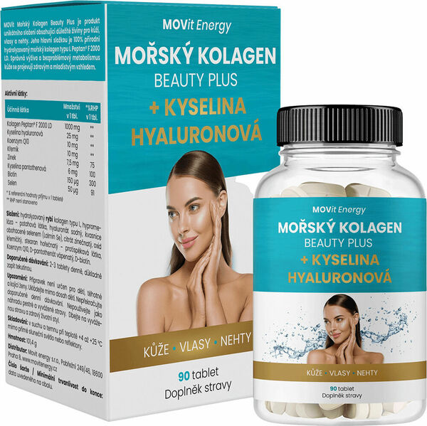 MOVit Energy  MOVit Mořský Kolagen Beauty Plus 90 tablet porovnat ceny