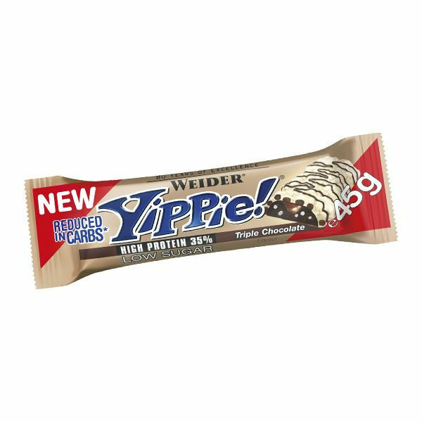 WEIDER Yippie! Bar Triple Chocolate tyčinka 45 g porovnat ceny