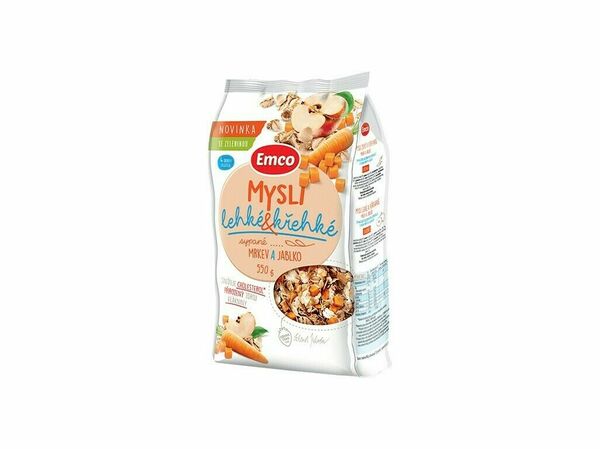 Emco Mysli Sypané lehké a křehké, mrkev a jablko 550g porovnat ceny