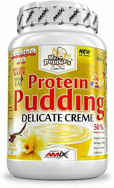 AMIX Mr. Popper's Protein Pudding Creme, Vanilkový jogurt, 600g porovnat ceny