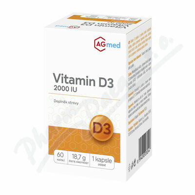 Vitamin D3 2000 IU cps.60 AGmed porovnat ceny