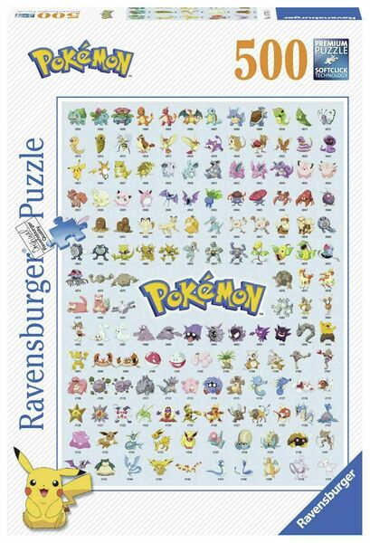 Pokémon Prvních 151 Pokémonů 500 dílků porovnat ceny