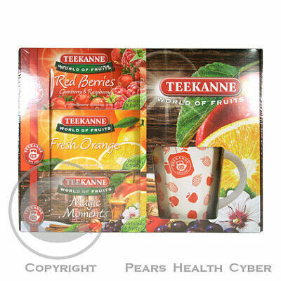 TEEKANNE On-pack ovocné čaje n.s.3x20 + hrnek porovnat ceny