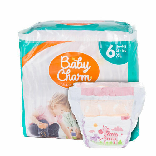 Baby Charm Super Dry Flex vel. 6 Extra Large, 16+kg 26 ks porovnat ceny