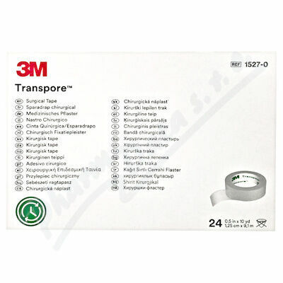 3M Transpore chirurgická páska 1527-0 1,25 cm x 9,15 m 24 ks porovnat ceny