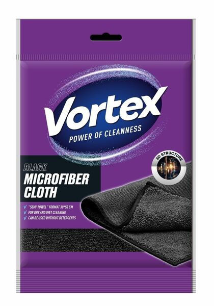 Vortex Hadřík z mikrovlákna Semi-Towel Black 1 ks porovnat ceny