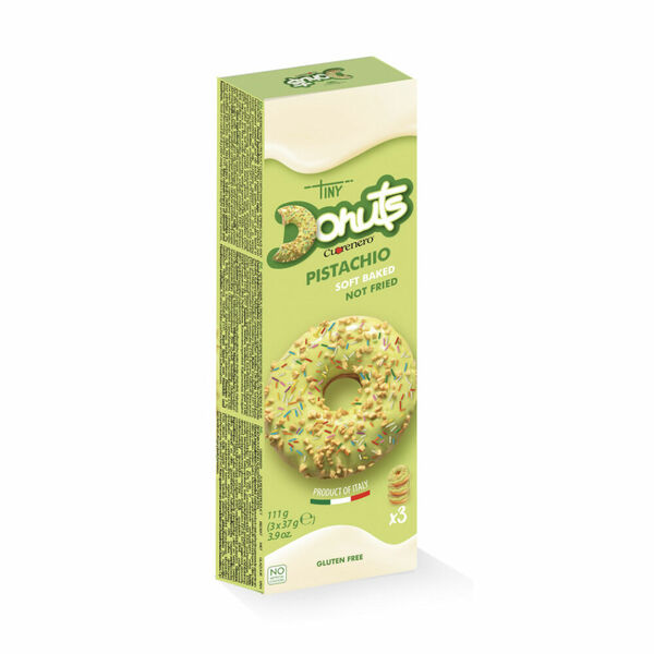 CUORENERO Donuty s polevou bez lepku pistácie 3 kusy porovnat ceny