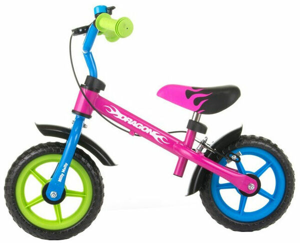 Milly Mally Dětské odrážedlo kolo Dragon s brzdou multicolor porovnat ceny