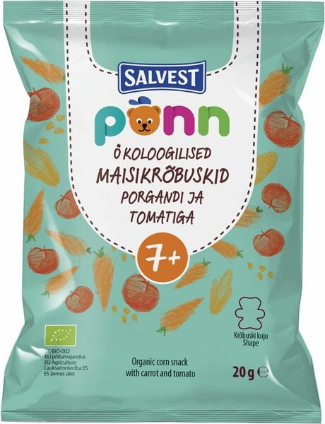 Salvest Põnn BIO Rajčatové křupky 20g porovnat ceny