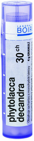 Boiron  Phytolacca Decandra CH30 granule 4g porovnat ceny