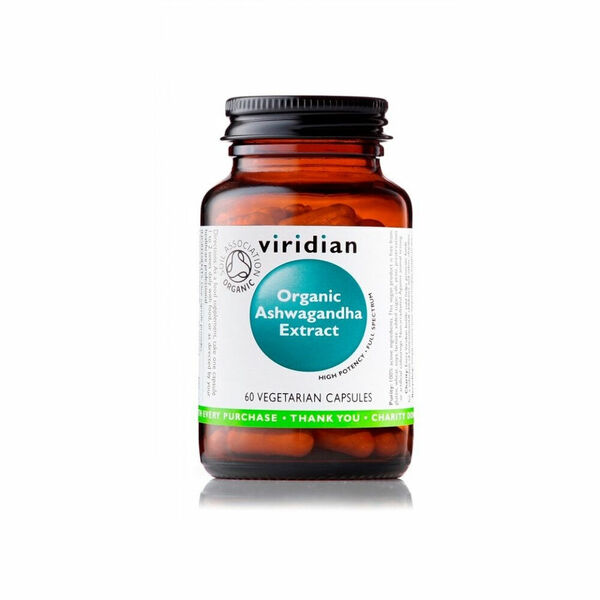VIRIDIAN Nutrition Organic Ashwagandha Extract 60 kapslí porovnat ceny