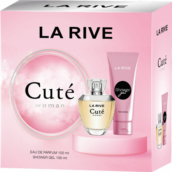 LA RIVE Cuté EdP 100 ml + sprchový gel Cuté 100 ml Dárkové balení porovnat ceny