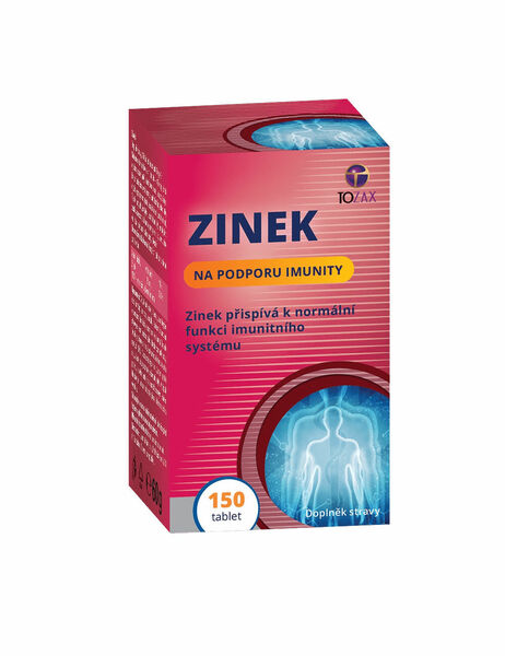 Tozax Zinek 25mg 150 tablet porovnat ceny