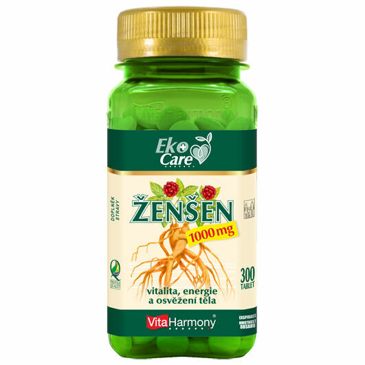 VitaHarmony, s.r.o.  VitaHarmony VE Ženšen 1000 mg - 300ks porovnat ceny