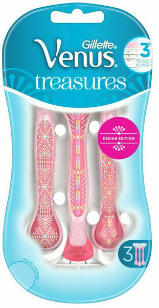 Gillette Venus Treasures jednorázová holítka Pink 3ks porovnat ceny
