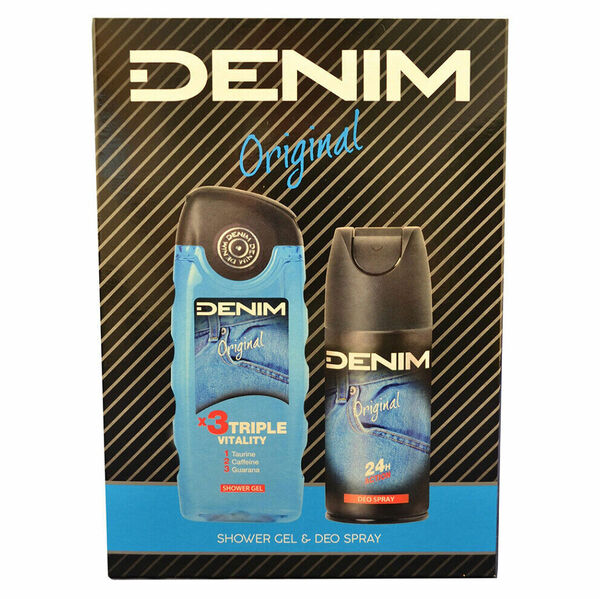 DENIM Original Sprchový gel pro muže 250 ml + Deodorant sprej 150 ml Dárkové balení porovnat ceny