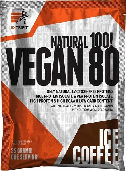 Extrifit Vegan 80 35g ledová káva porovnat ceny